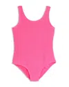 Limeapple Girls' Ester Crinkle One Piece Swimsuit - Little Kid, Big Kid In Lipstick