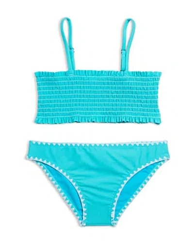 Limeapple Girls' Leann Two-piece Swimsuit - Big Kid In Blue