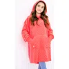 Limeapple Minky Bubble Overszied Hoodie Big Kid In Orange