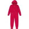 Limeapple Kids'  Minky Bubble Zip Fleece Romper In Red