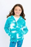 Limeapple Kids'  Minky Bubble Zip Hoodie In Multi