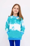 Limeapple Kids'  Minky Crewneck Sweatshirt In Blue