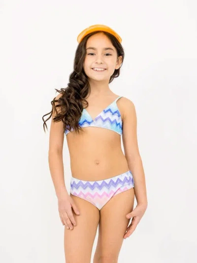 Limeapple Kids'  Printed Bikini Swimsuit