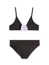 Limeapple Kids'  Rosette Bikini