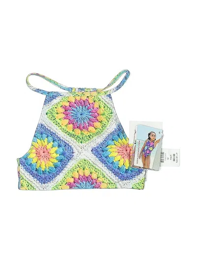 Limeapple Kids' Tank Top Blue Halter Neckline Tops