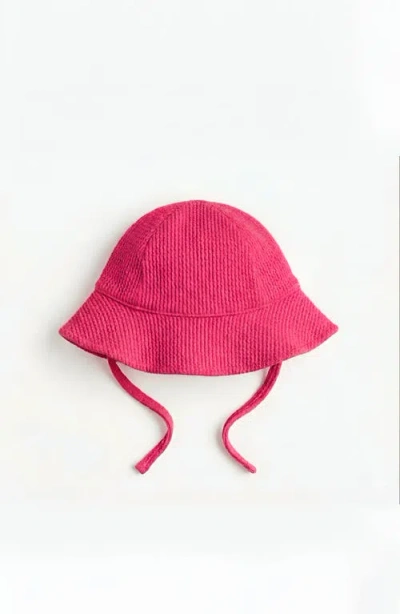 Limeapple Babies'  Toddler Crinkle Sunhat In Pink
