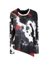 Limi Feu Asymmetrical Frayed Top In Black