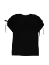Limi Feu Gathered T-shirt In Black