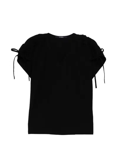 Limi Feu Gathered T-shirt In Black