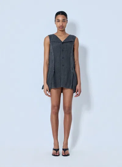 Limi Feu Hem Detail Vest In Gray