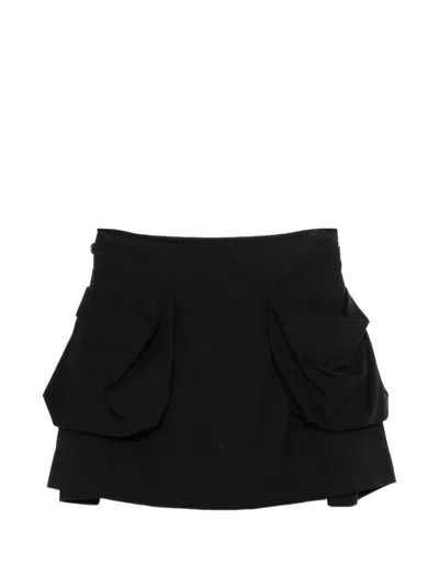 Limi Feu Oversized-pocket Skirt In Black