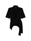 Limi Feu Shrinked T-shirt In Black