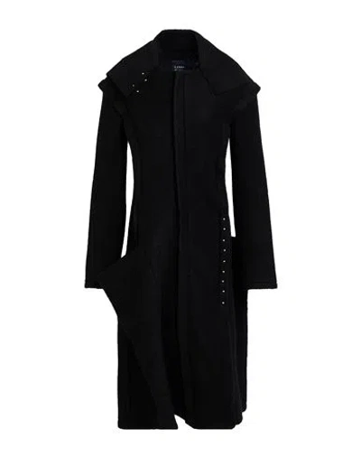Limi Feu Woman Coat Black Size 2 Wool, Polyester