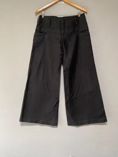Pre-owned Limi Feu X Yohji Yamamoto Yohjiyamamoto Limi Feu Wide Leg Pants Side Pocket In Black