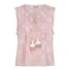 Liminal Women's Pink / Purple Lola Blouse - Pink In Multi