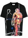 Limitato Graphic-print Short-sleeve Cotton T-shirt In Schwarz