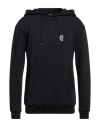 Limitato Man Sweatshirt Black Size L Cotton, Elastane In Blue