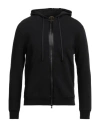 Limitato Man Sweatshirt Black Size M Cotton, Elastane In Black
