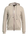 Limitato Man Sweatshirt Sand Size L Cotton, Elastane In Neutral