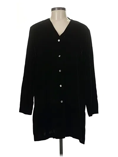 Pre-owned Limited Edition 3/4 Sleeve Button Down Shirt In Black
