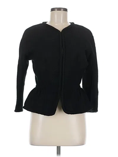 Pre-owned Limited Edition 3/4 Sleeve Top Black Keyhole Neckline Tops