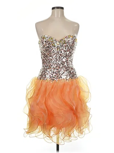 Pre-owned Limited Edition Cocktail Dress In Orange