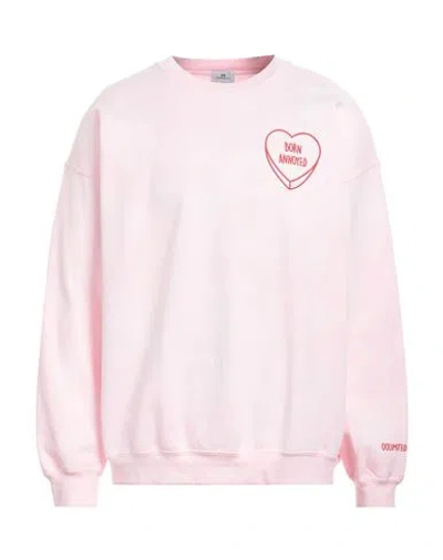 Limited Edition Man Sweatshirt Pink Size Xl Cotton, Polyester