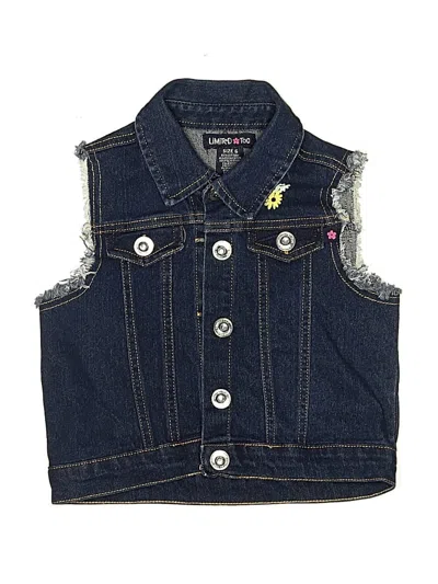 Pre-owned Limited Too Kids' Denim Vest In Blue