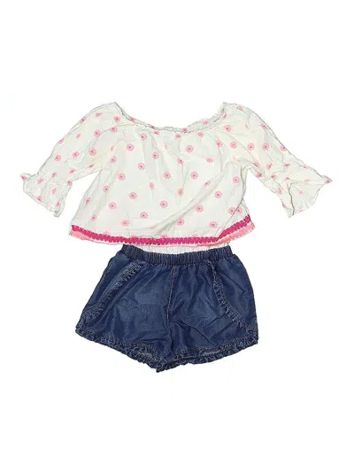 Pre-owned Limited Too Babies' Long Sleeve Blouse In Pink