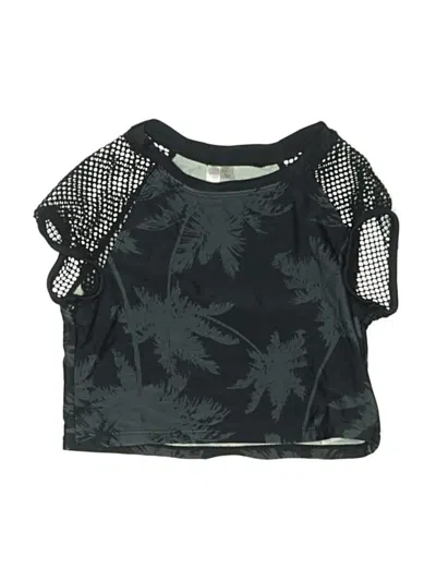 Pre-owned Limited Too Kids' Rash Guard In Black