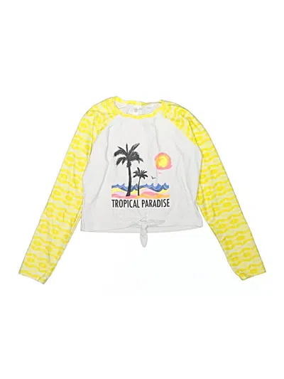 Pre-owned Limited Too Kids' Rash Guard In Yellow