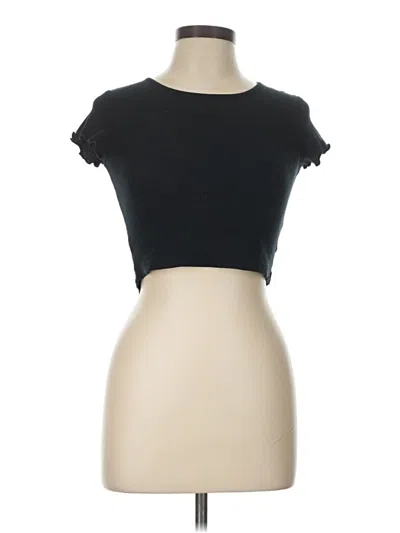 Pre-owned Limited Too Short Sleeve T-shirt In Black