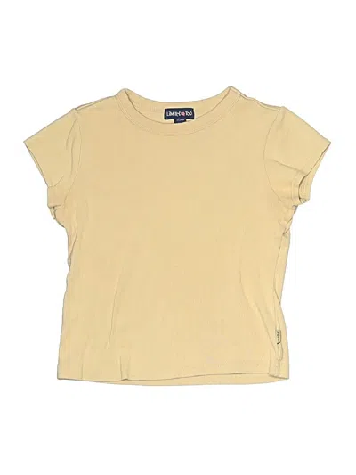 Pre-owned Limited Too Kids' Short Sleeve T-shirt In Yellow