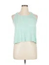 Limited Too Tank Top Green Halter Neckline Tops In Blue