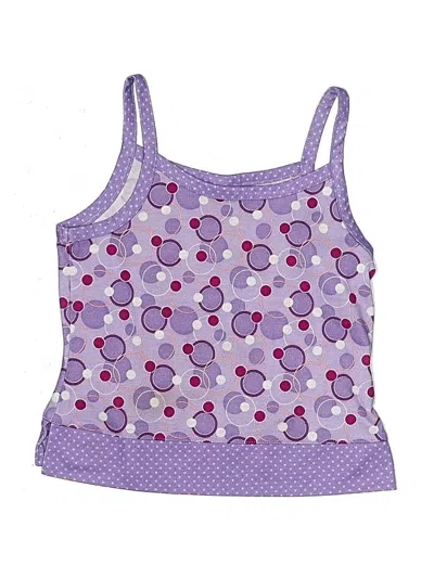 Pre-owned Limited Too Kids' Tank Top Purple Sweetheart Neckline Tops