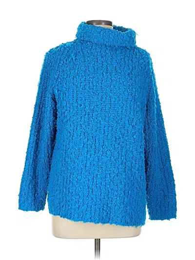 Pre-owned Limited Too Turtleneck Sweater In Blue