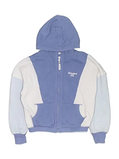 Pre-owned Limited Too Kids' Zip Up Hoodie In Blue