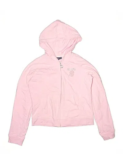 Pre-owned Limited Too Kids' Zip Up Hoodie In Pink