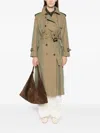 L'impermeabile Belted Double-breasted Jacket In Brown