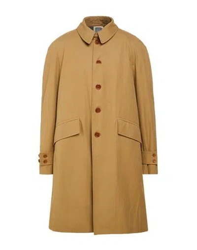 L'impermeabile Man Overcoat & Trench Coat Khaki Size 38 Cotton In Sand