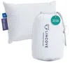 Lincove Canadian Down Feather Travel Pillow - Luxurious Head And Neck Support For Comfortable Travel