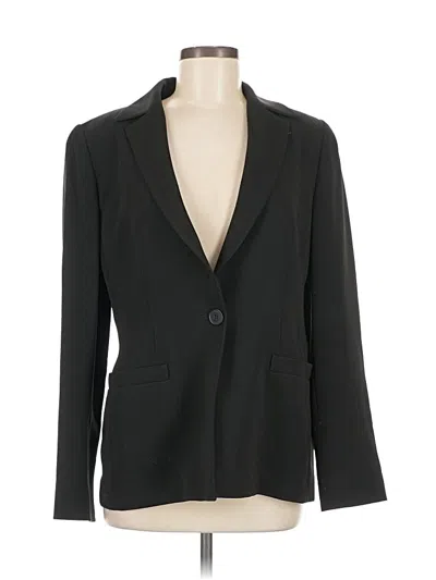 Pre-owned Linda Allard Ellen Tracy Blazer Jacket In Black