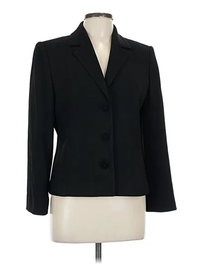 Pre-owned Linda Allard Ellen Tracy Blazer Jacket In Black