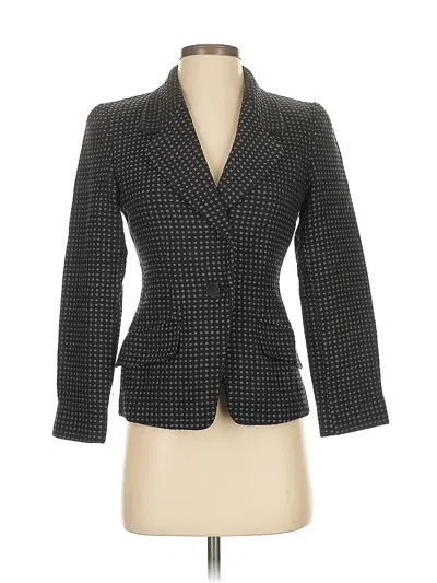 Pre-owned Linda Allard Ellen Tracy Blazer Jacket In Gray