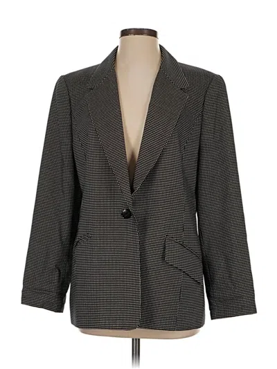 Pre-owned Linda Allard Ellen Tracy Blazer Jacket In Tan