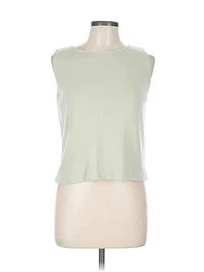 Pre-owned Linda Allard Ellen Tracy Cardigan Sweater In Green