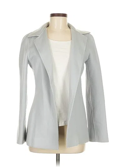 Pre-owned Linda Allard Ellen Tracy Cardigan Sweater In Silver