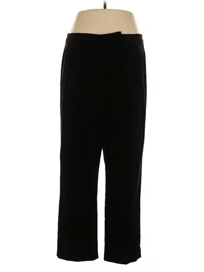 Pre-owned Linda Allard Ellen Tracy Casual Pants In Black