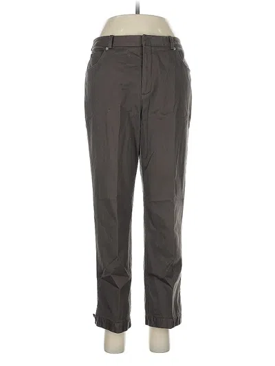Pre-owned Linda Allard Ellen Tracy Casual Pants In Gray