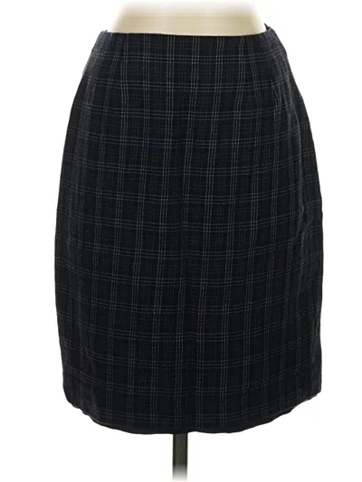 Pre-owned Linda Allard Ellen Tracy Formal Skirt In Black